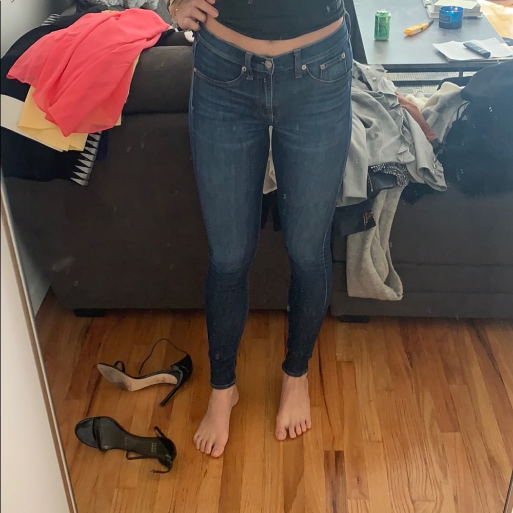 Rag and bone high rise skinny jeans - Picture 8 of 8